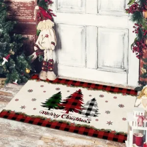 Christmas Decoration Entrance Door  Floor Mat