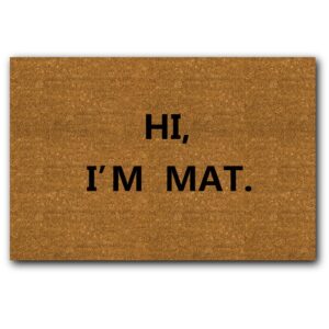 Funny Slogan Anti-Slip Door Mat
