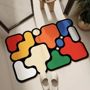 Modern Creative Rubber Anti-Slip Dooor Mat