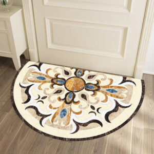 Semicircle Geometric Bohemian Non-Slip Doormat
