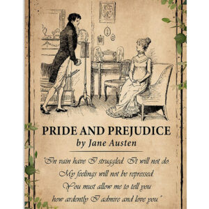 Books Lover Pride And Prejudice Books Reader Poster