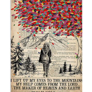 Camping Hiking I Lift Up My Eyes To The Mountains Campers Poster