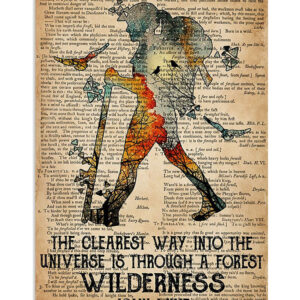 Camping Hiking The Clearest Way Into The Universe Campers Poster