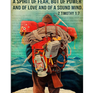 Hiking God Has Not Given Us Poster