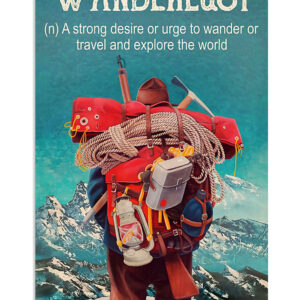 Hiking Wanderlust Definition Poster